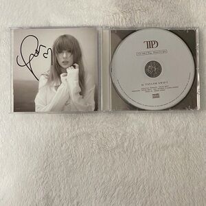 Taylor Swift Autographed CD with Black and White Cover